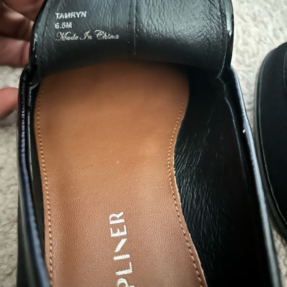 Donald J. Pliner Black Slip-On Loafers - Picture 4 of 6